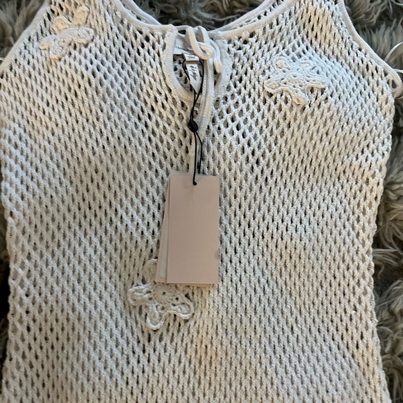 AUTHENTIC CINQ A SEPT NIKITA WHITE COVER UP DRESS SIZE MEDIUM - Picture 5 of 8